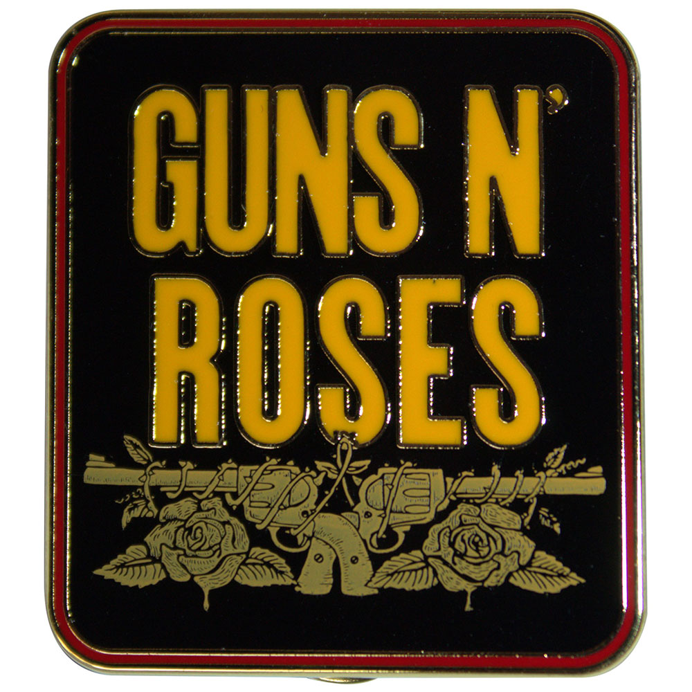 Odznak Guns N’ Roses - Stacked Black