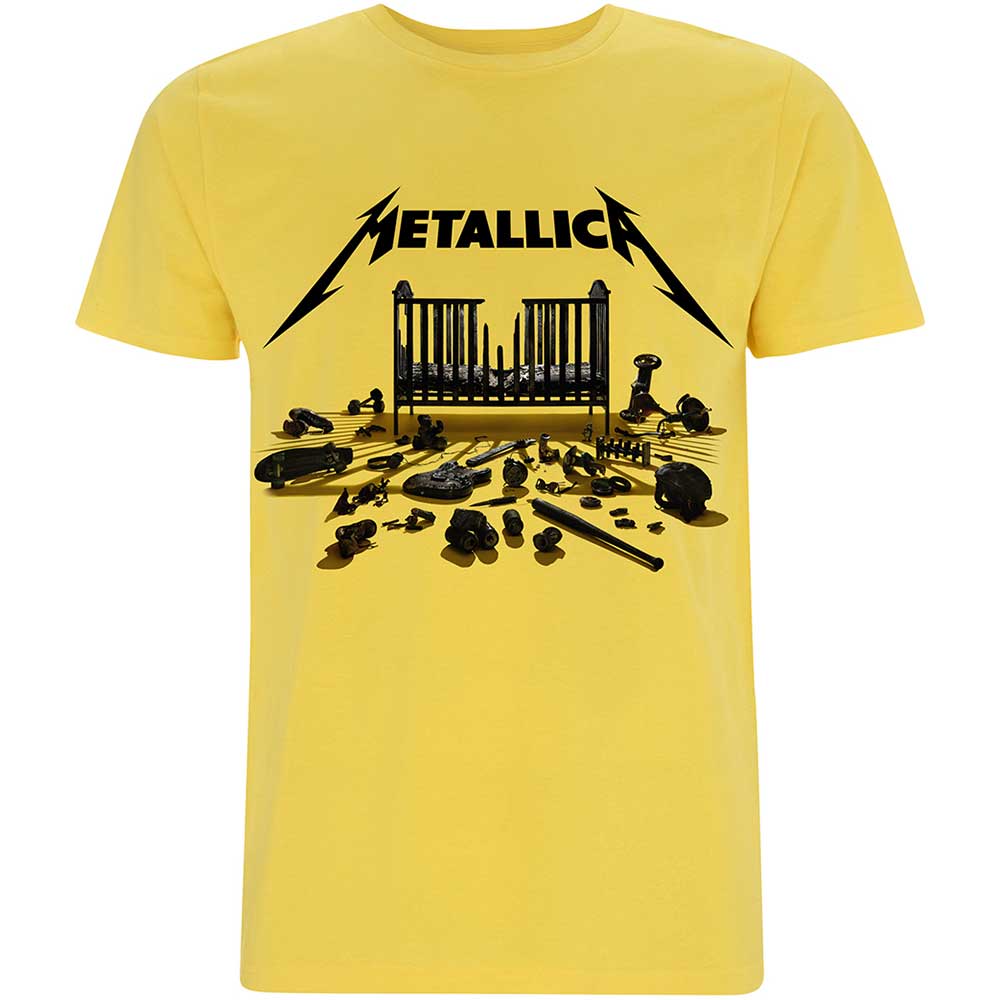 Tričko Metallica - 72 Seasons Simplified Cover, Unisex,Žltá,XXL