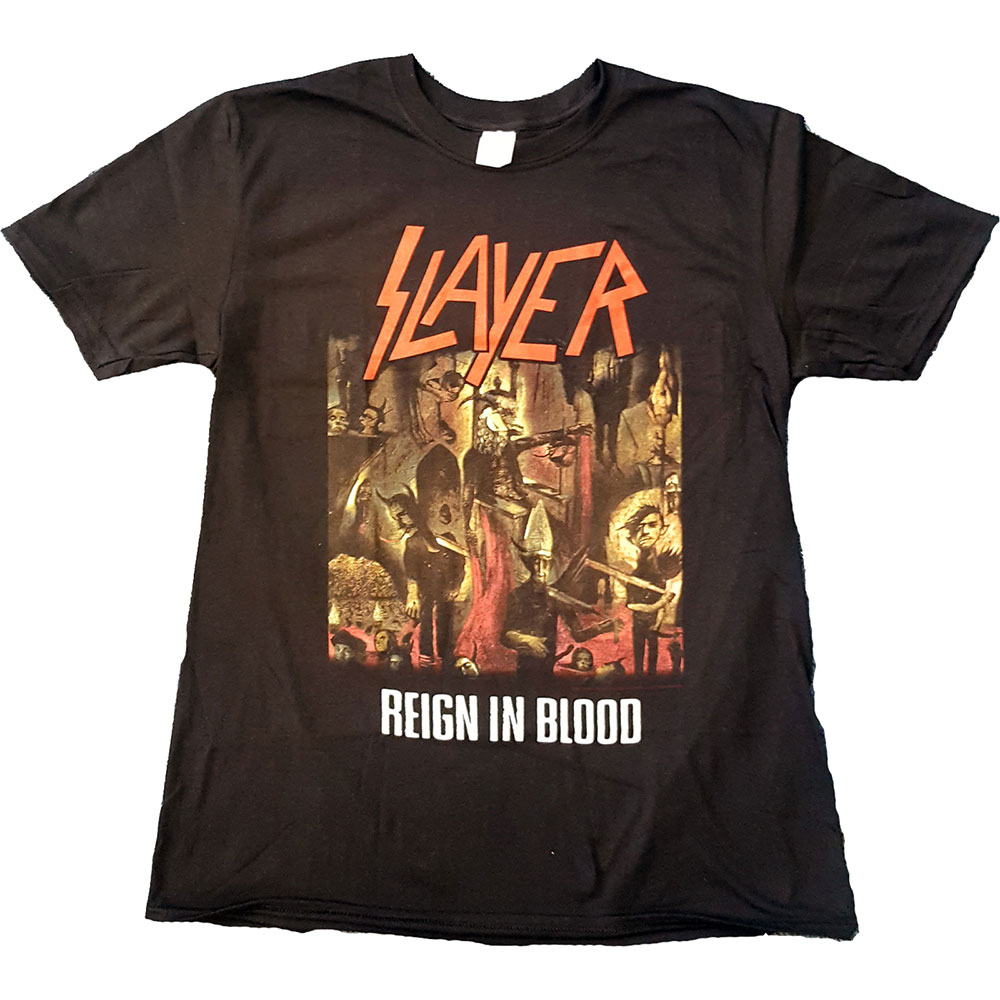 Tričko Slayer - Reign in Blood, Unisex,Čierna,XXL