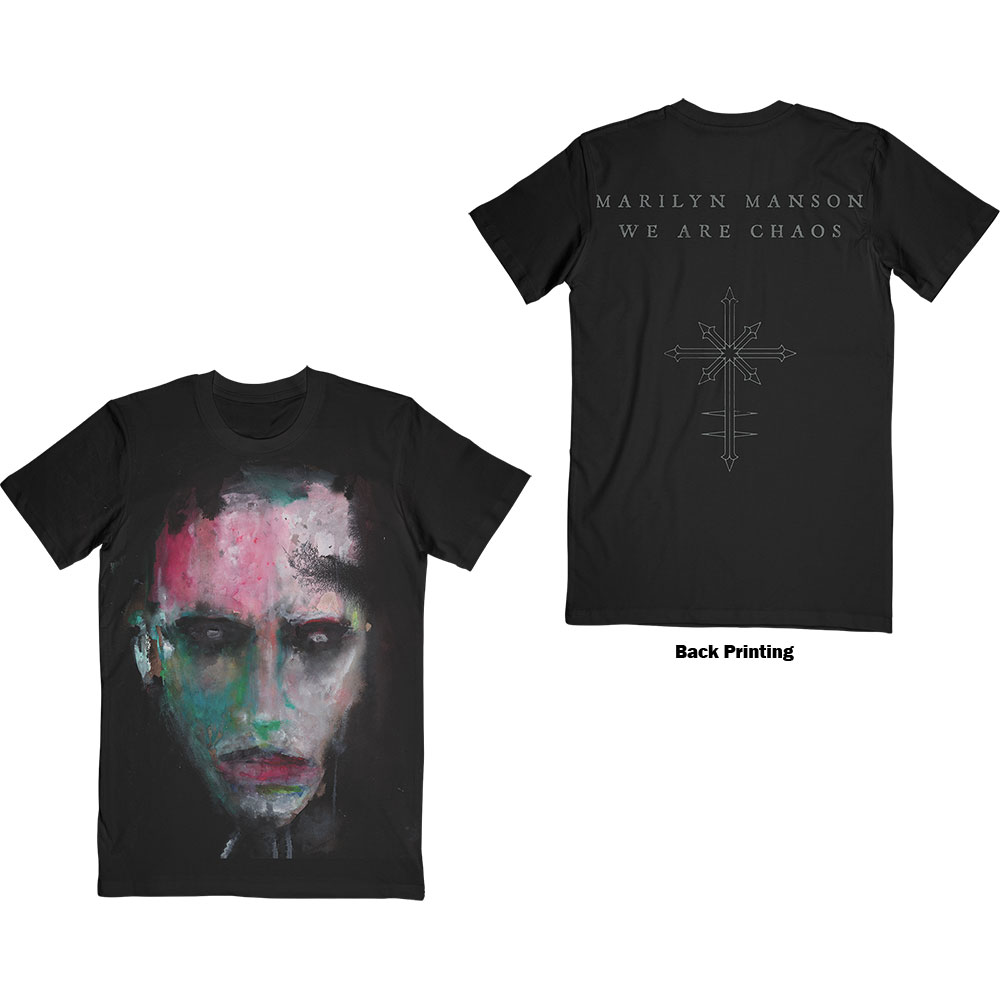 Tričko Marilyn Manson - We Are Chaos, Unisex,Čierna,XXL