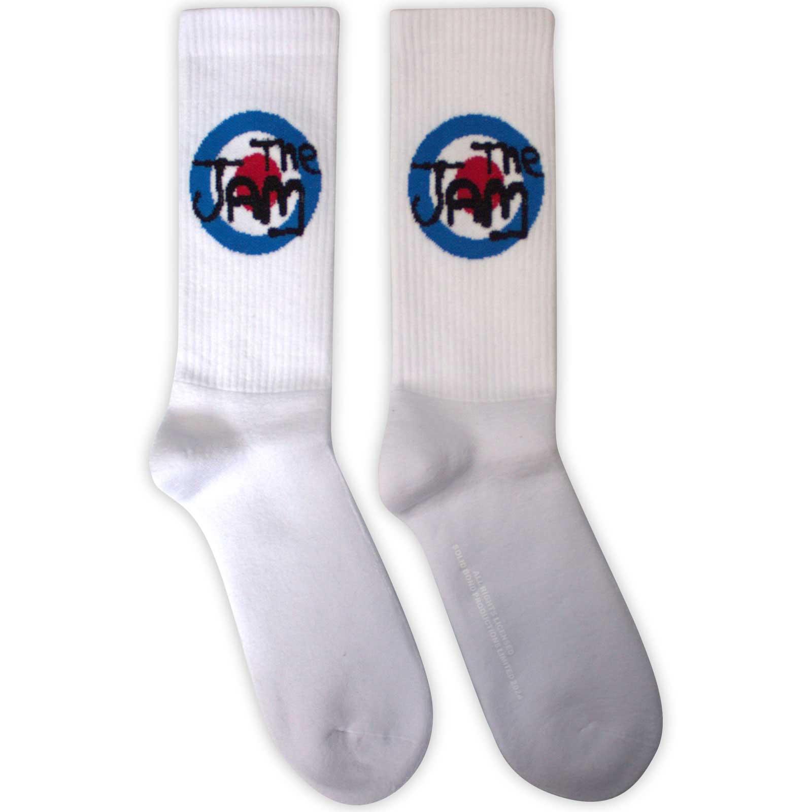 Ponožky The Jam - Target Logo, Unisex,Biela,UK 7 - 11