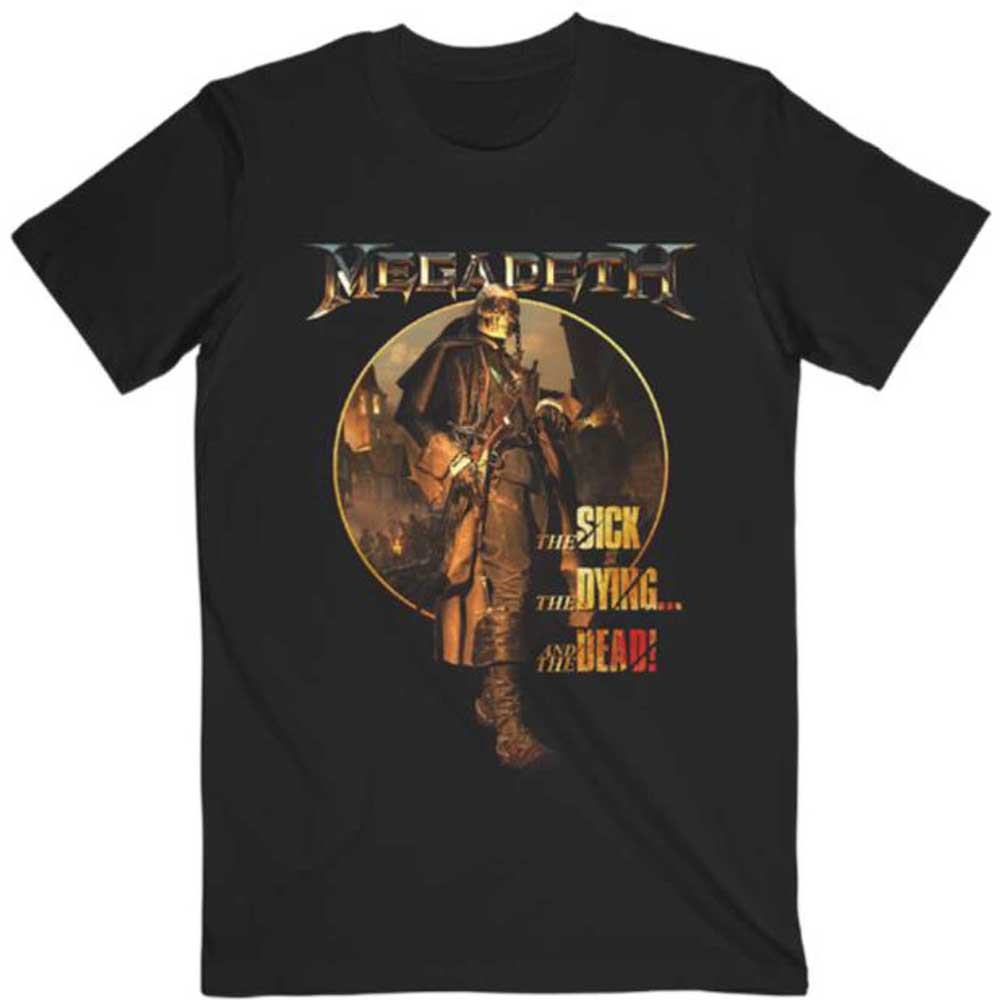 Tričko Megadeth - The Sick, The Dying … And the Dead Circle Album Art, Unisex,Čierna,XXL