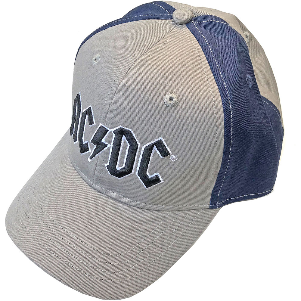 Šiltovka AC/DC - Black Logo, Unisex,Modrá,Univerzálna