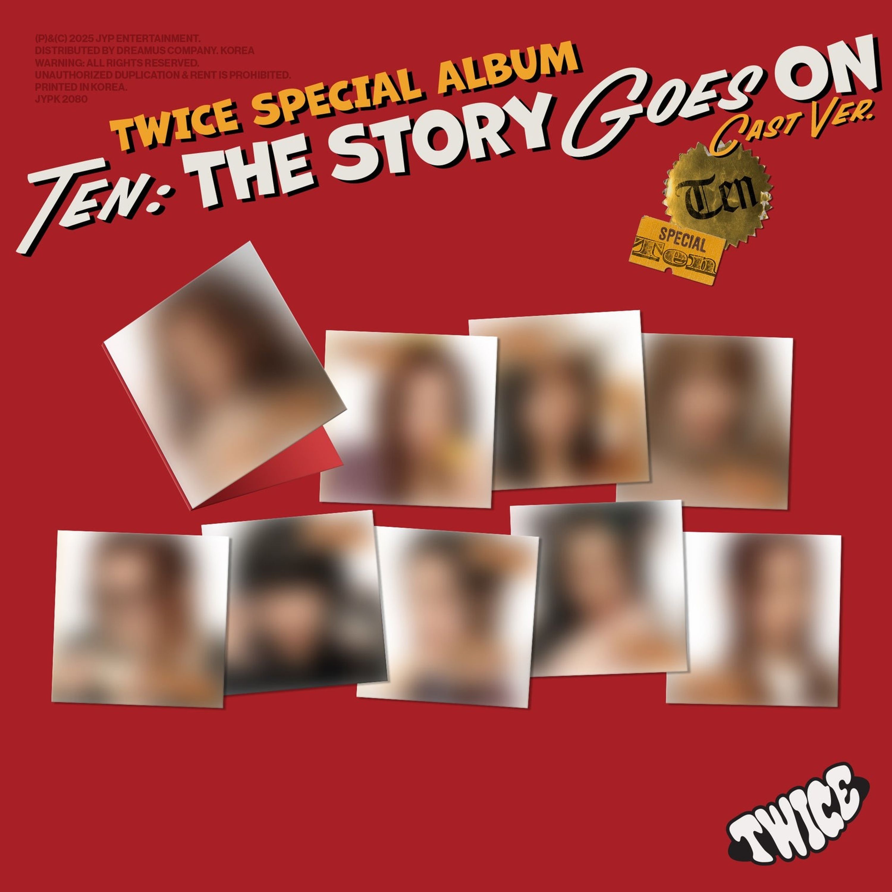 CD TWICE - TEN:THE STORY GOES ON CA.