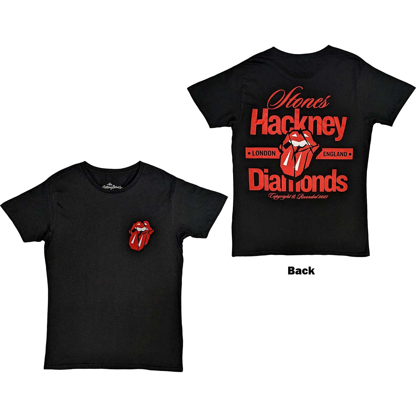 Tričko The Rolling Stones - Hackney Diamonds Hackney London, Unisex,Čierna,XXL