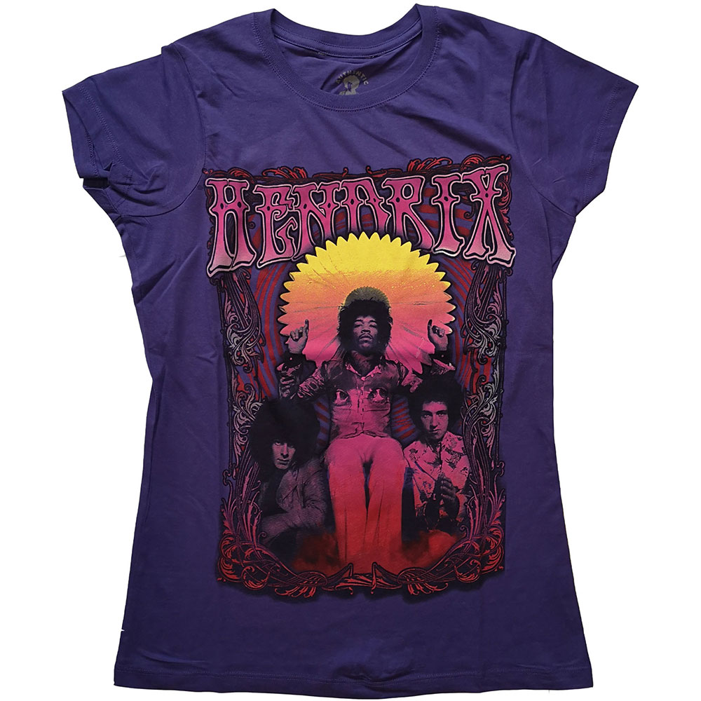 Tričko Jimi Hendrix - Karl Ferris Wheel, Žena,Fialová,L