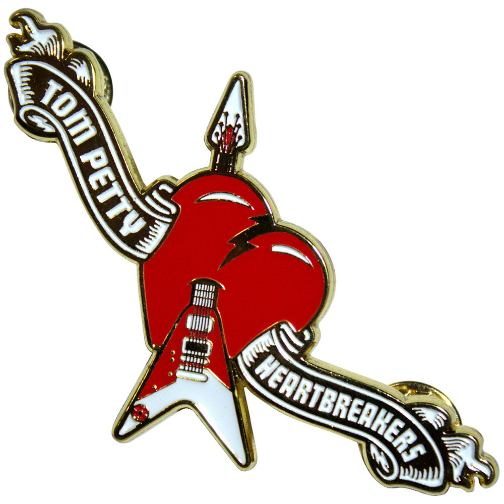 Odznak Tom Petty & The Heartbreakers - Heart Logo