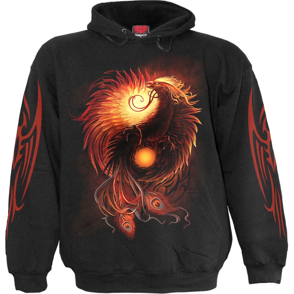 Mikina Spiral Stairs - Phoenix Arisen, Unisex,Čierna,M