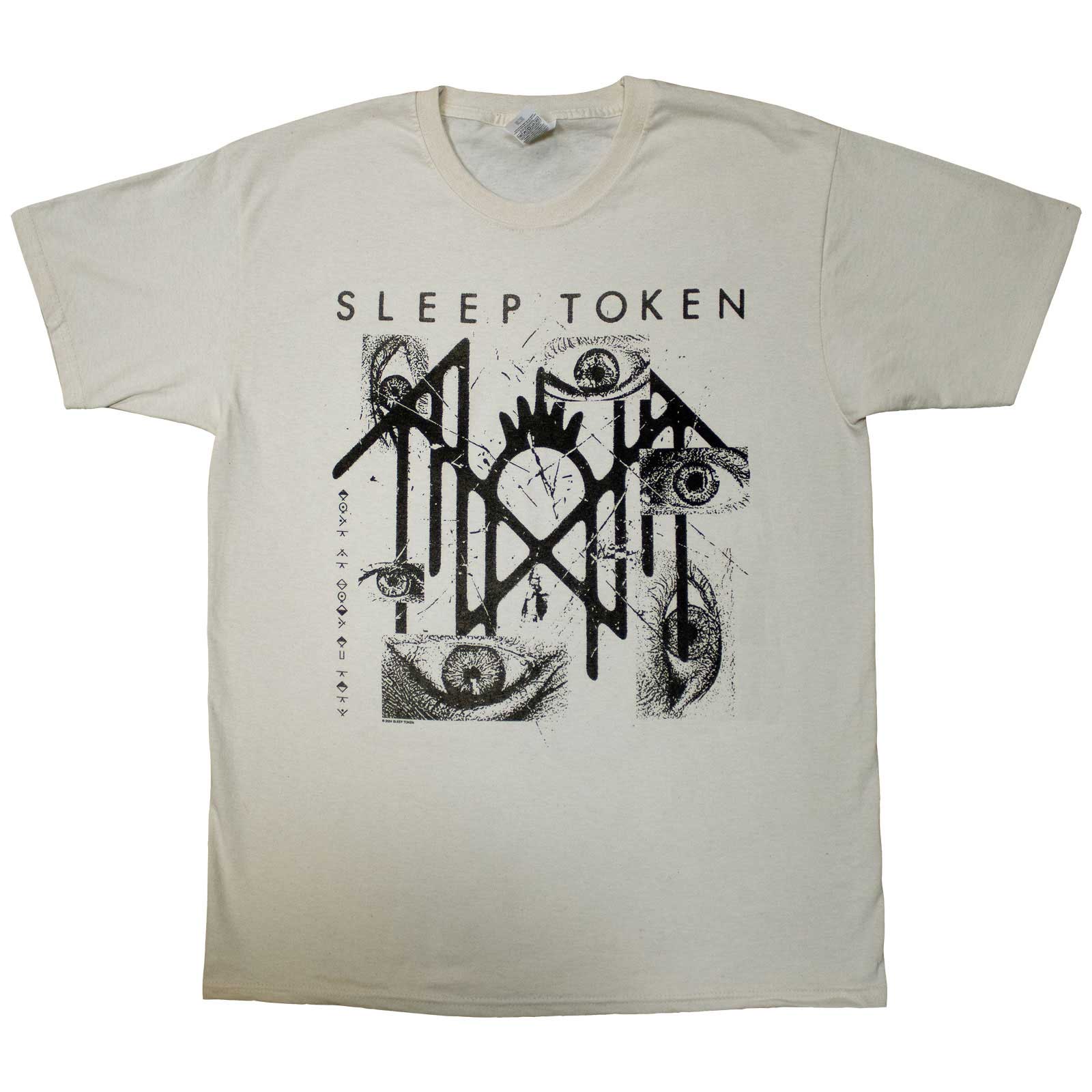 Tričko Sleep Token - Eyes, Unisex,Natural,XXL