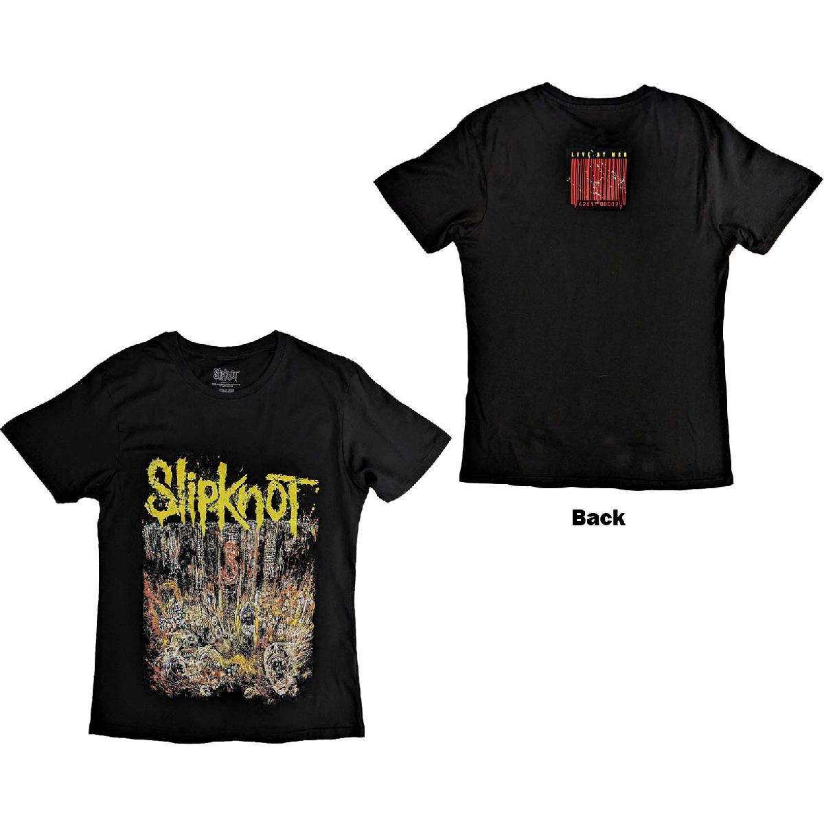 Tričko Slipknot - Live at MSG, Unisex,Čierna,XXL