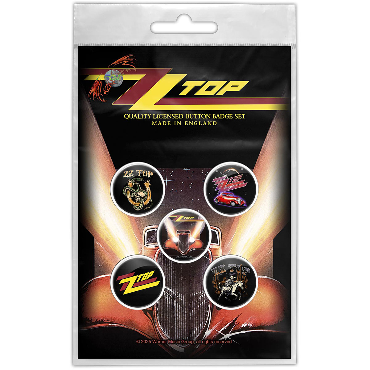 Odznak ZZ Top - Eliminator