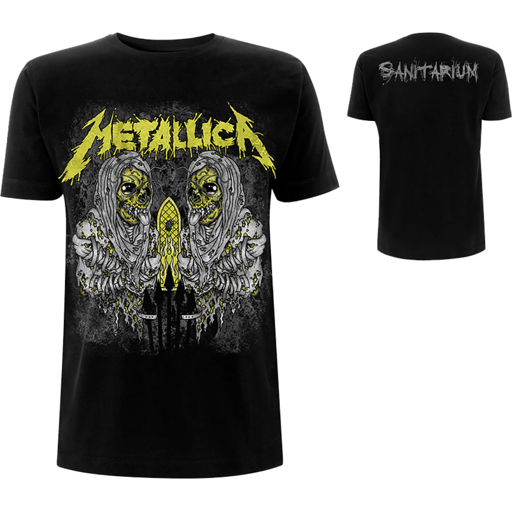 Tričko Metallica - Sanitarium, Unisex,Čierna,XL