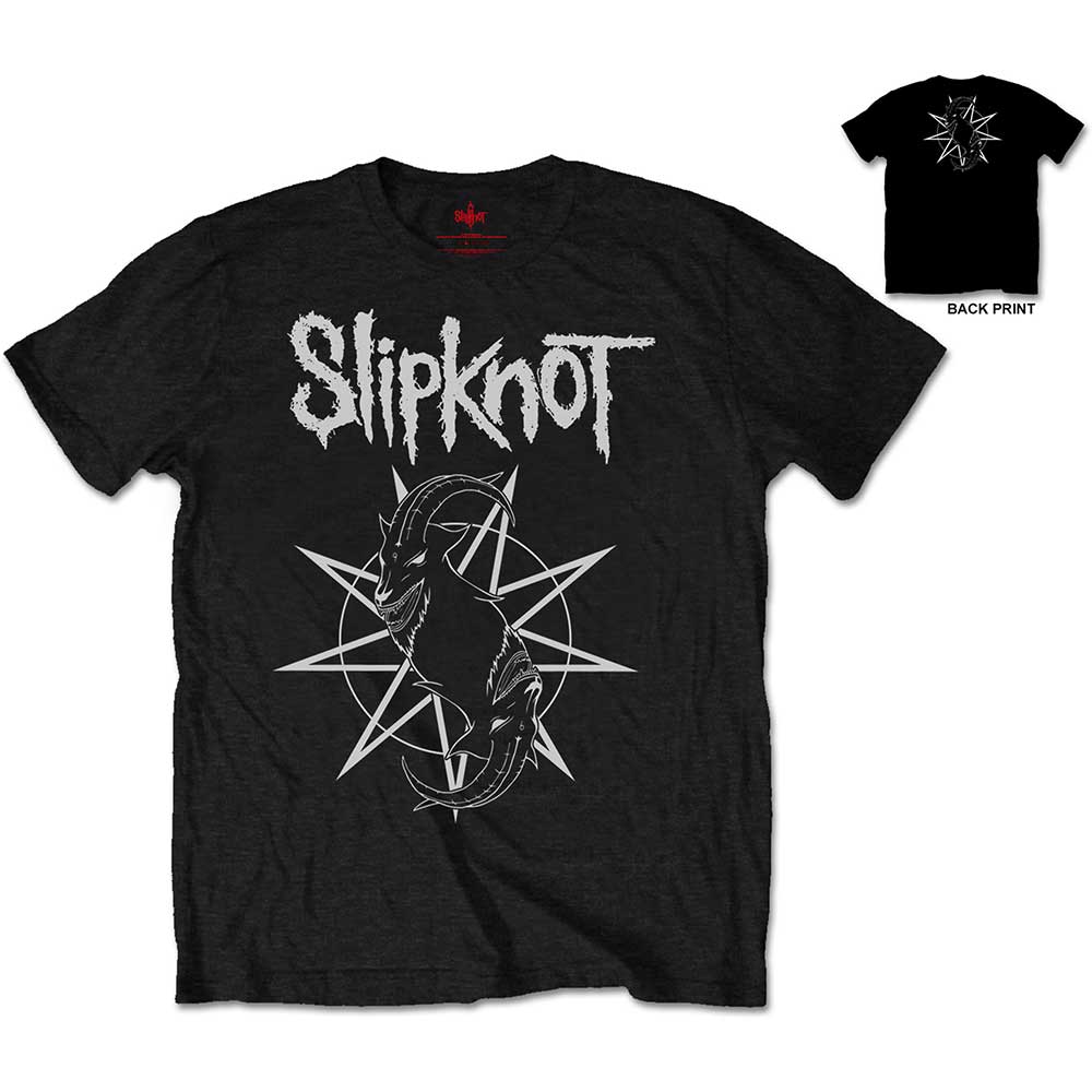 Tričko Slipknot - Goat Star Logo, Unisex,Čierna,XXL