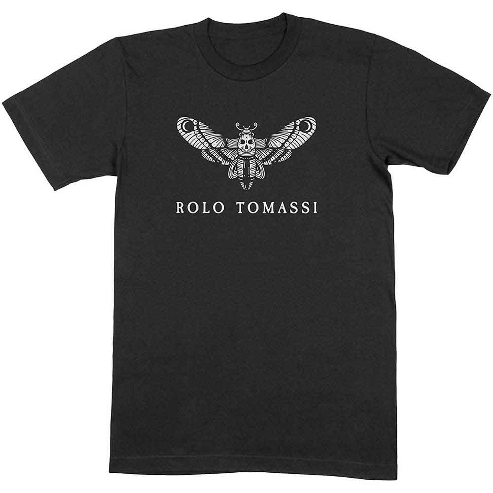Tričko Rolo Tomassi - Moth Logo, Unisex,Čierna,XXL