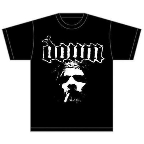 Tričko Down - Face, Unisex,Čierna,XXL