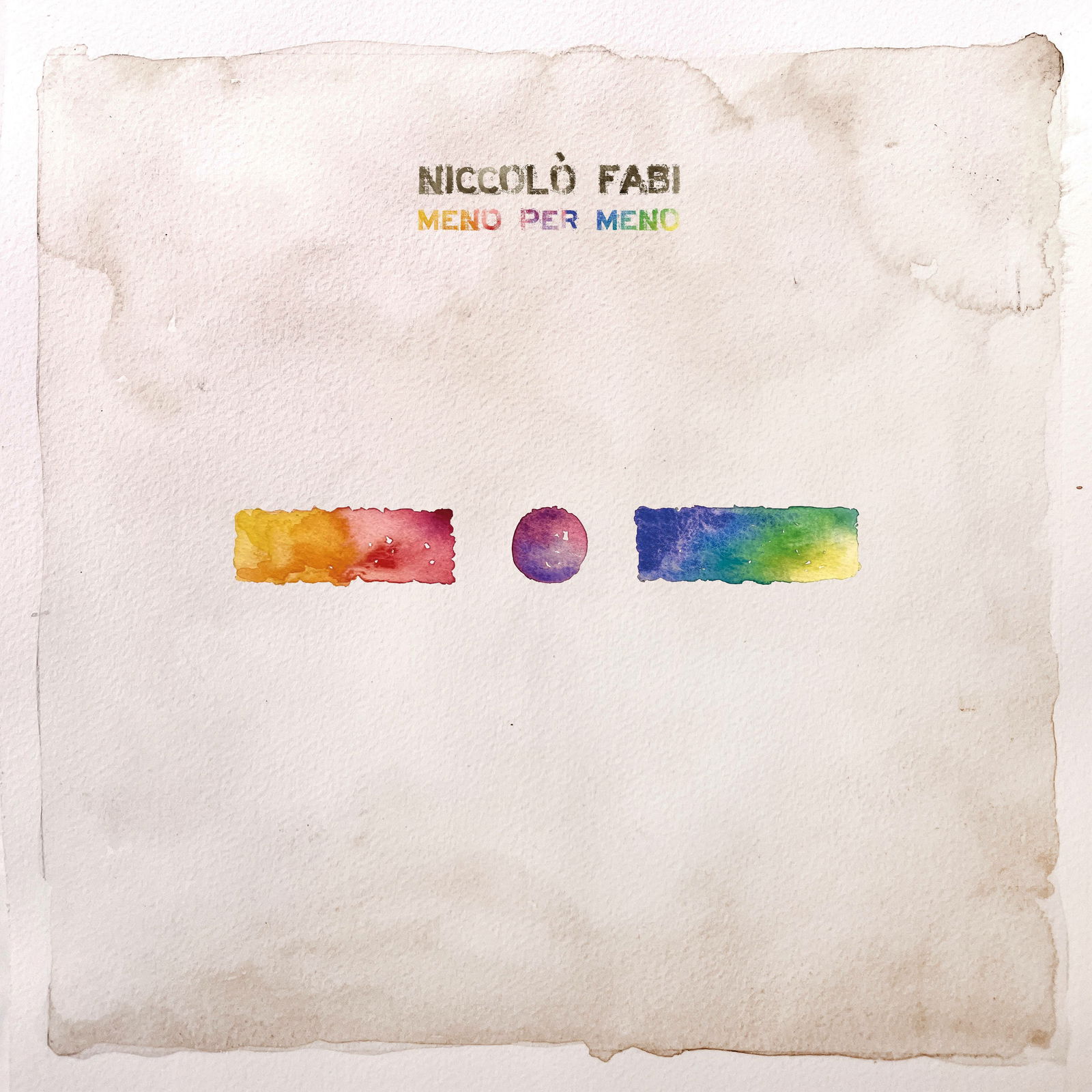 CD Niccolò Fabi - MENO PER MENO