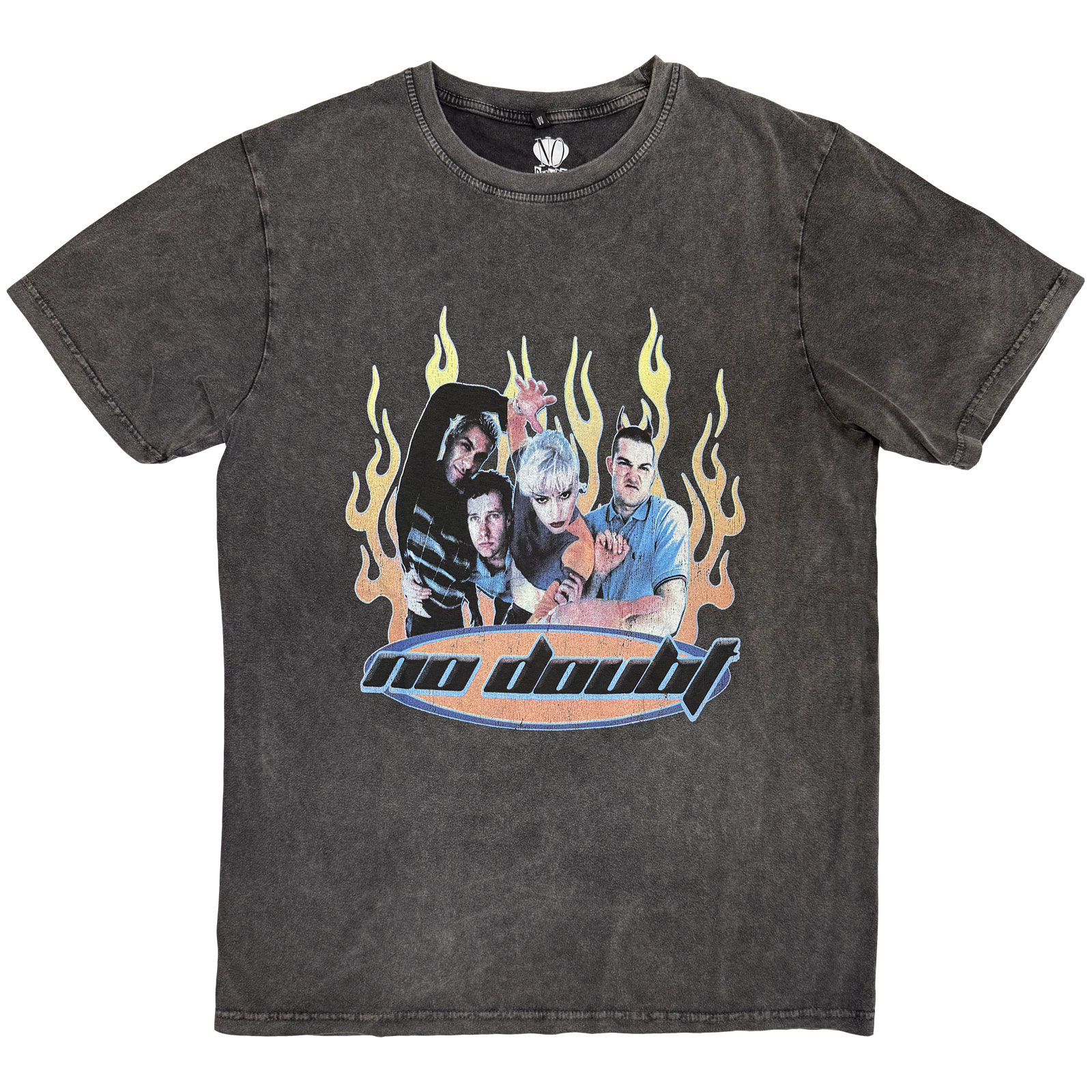 Tričko No Doubt - Retro, Unisex,Šedá,M