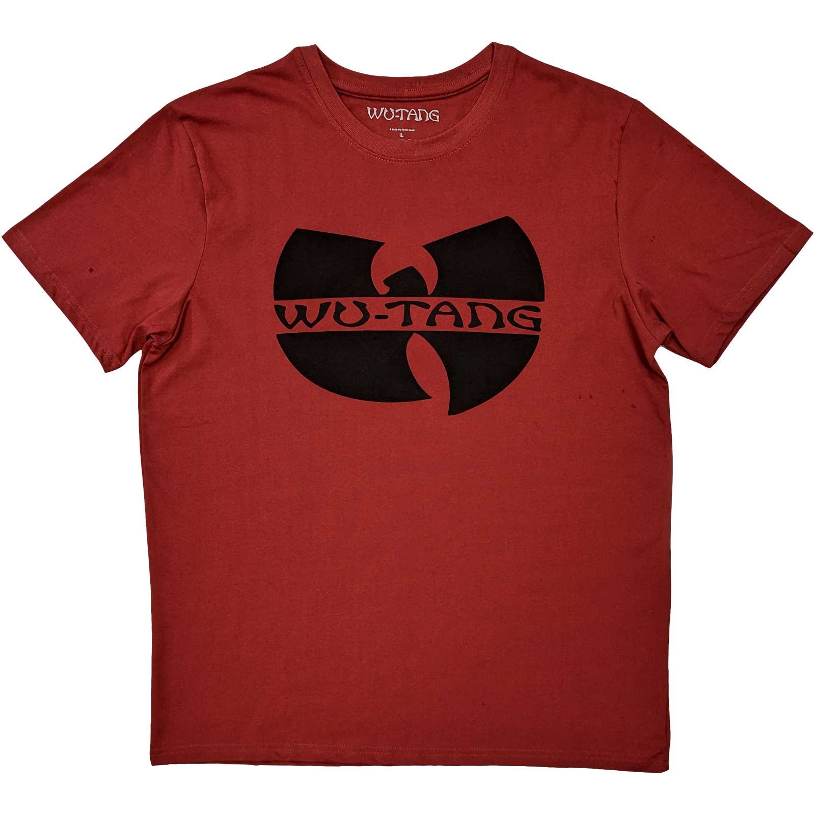 Tričko Wu-Tang Clan - Logo, Unisex,Červená,XL