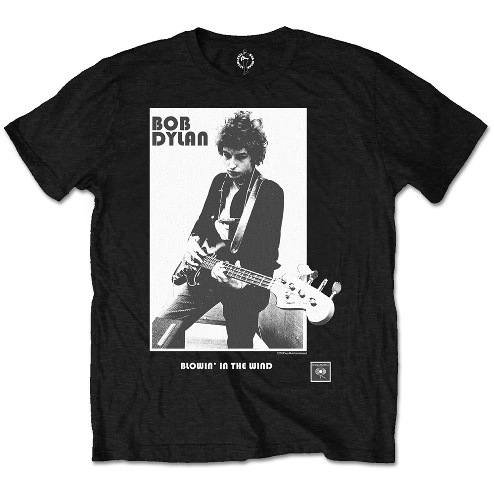 Tričko Bob Dylan - Blowing in the Wind, Unisex,Čierna,XL
