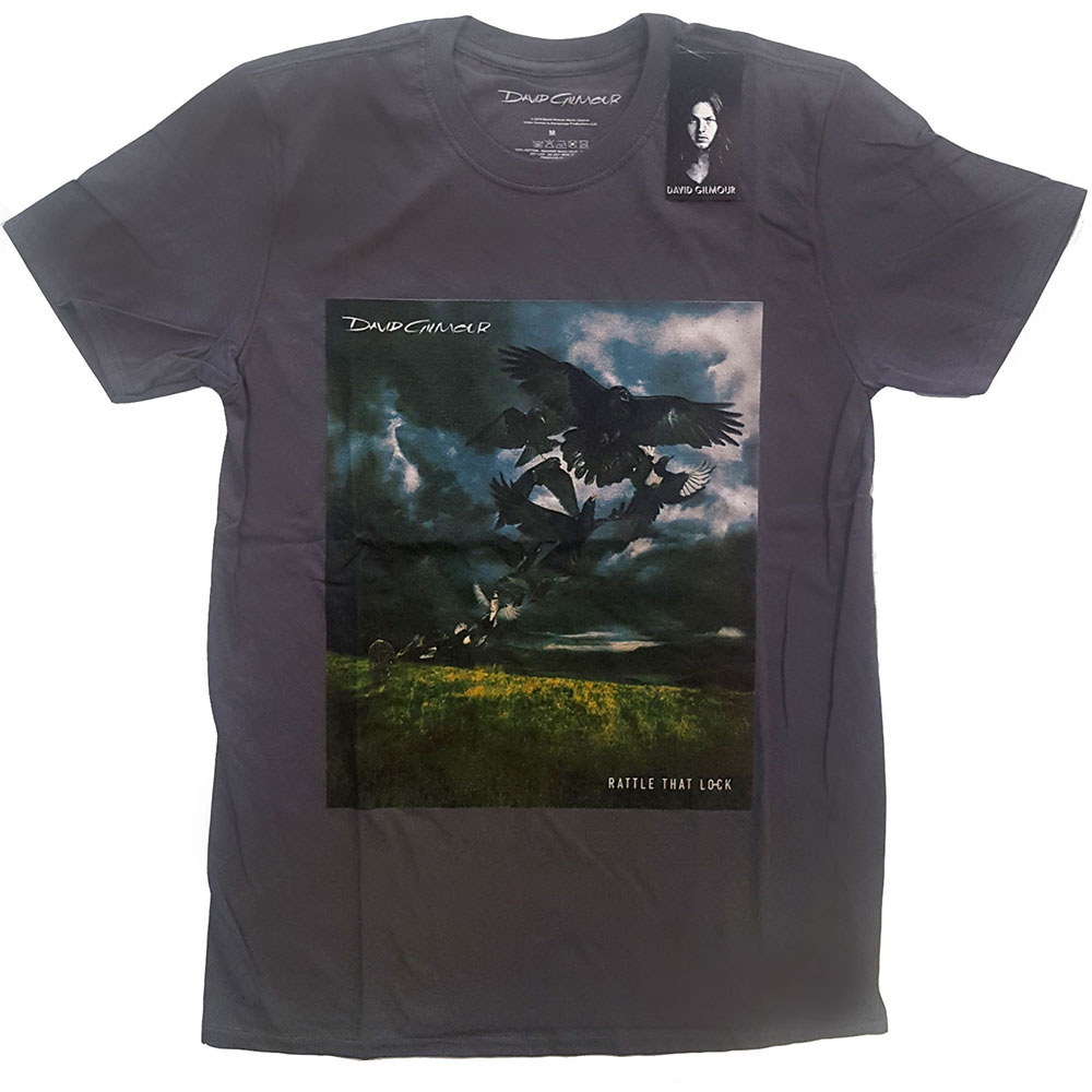 Tričko David Gilmour - Rattle That Lock, Unisex,Šedá,XL
