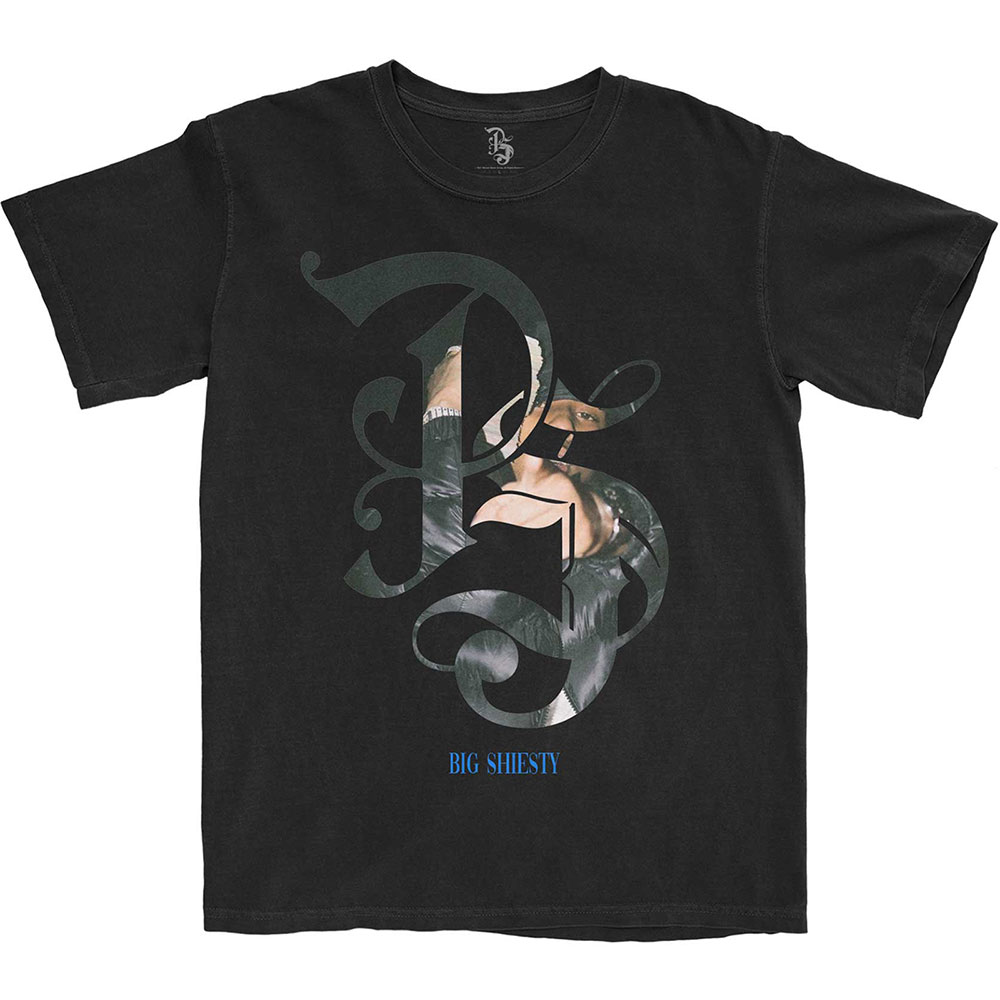 Tričko Pooh Shiesty - Big PS, Unisex,Čierna,XXL