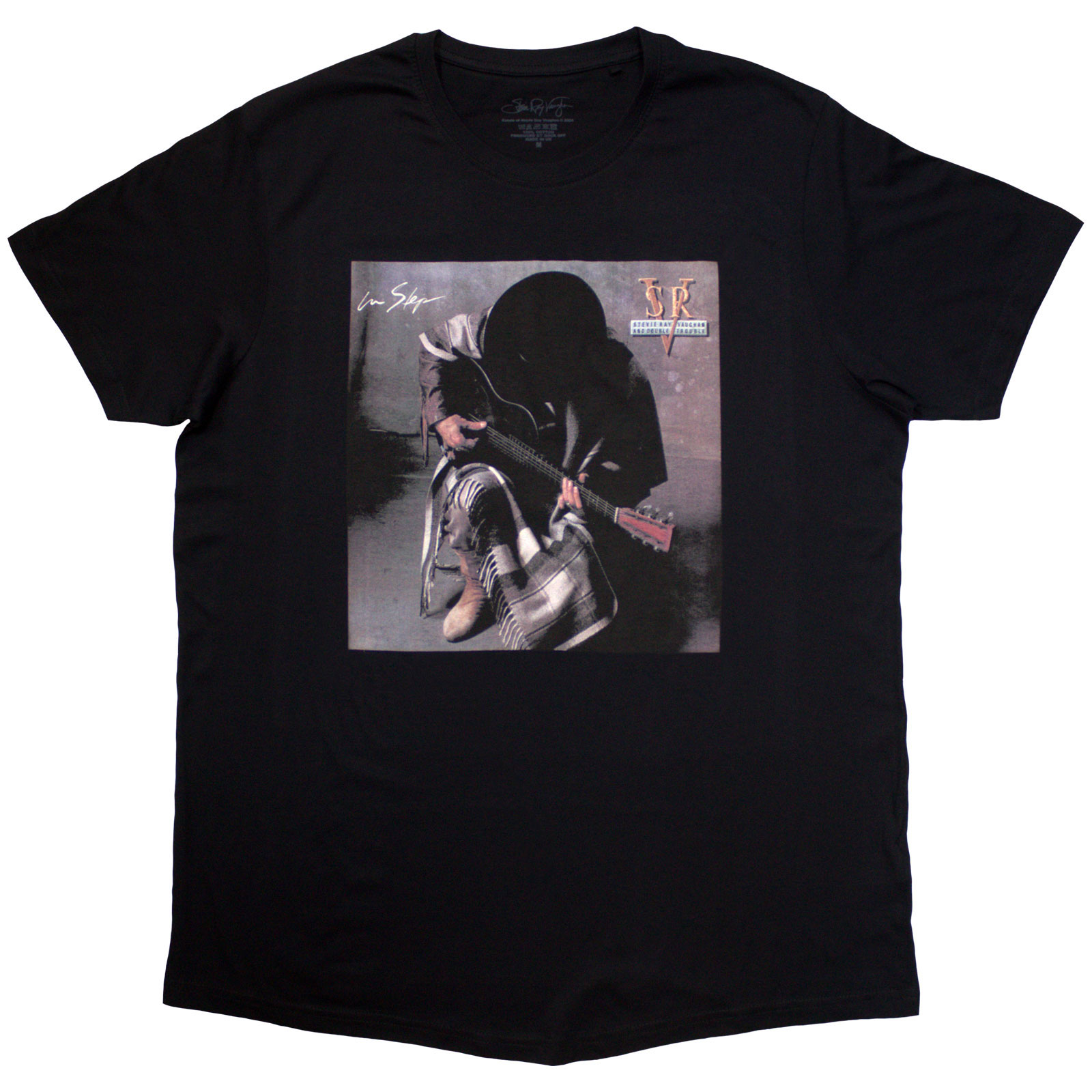Tričko Stevie Ray Vaughan - In Step Album, Unisex,Čierna,XXL