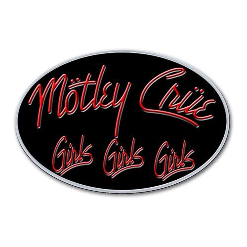 Odznak Motley Crue - Girls, Girls, Girls
