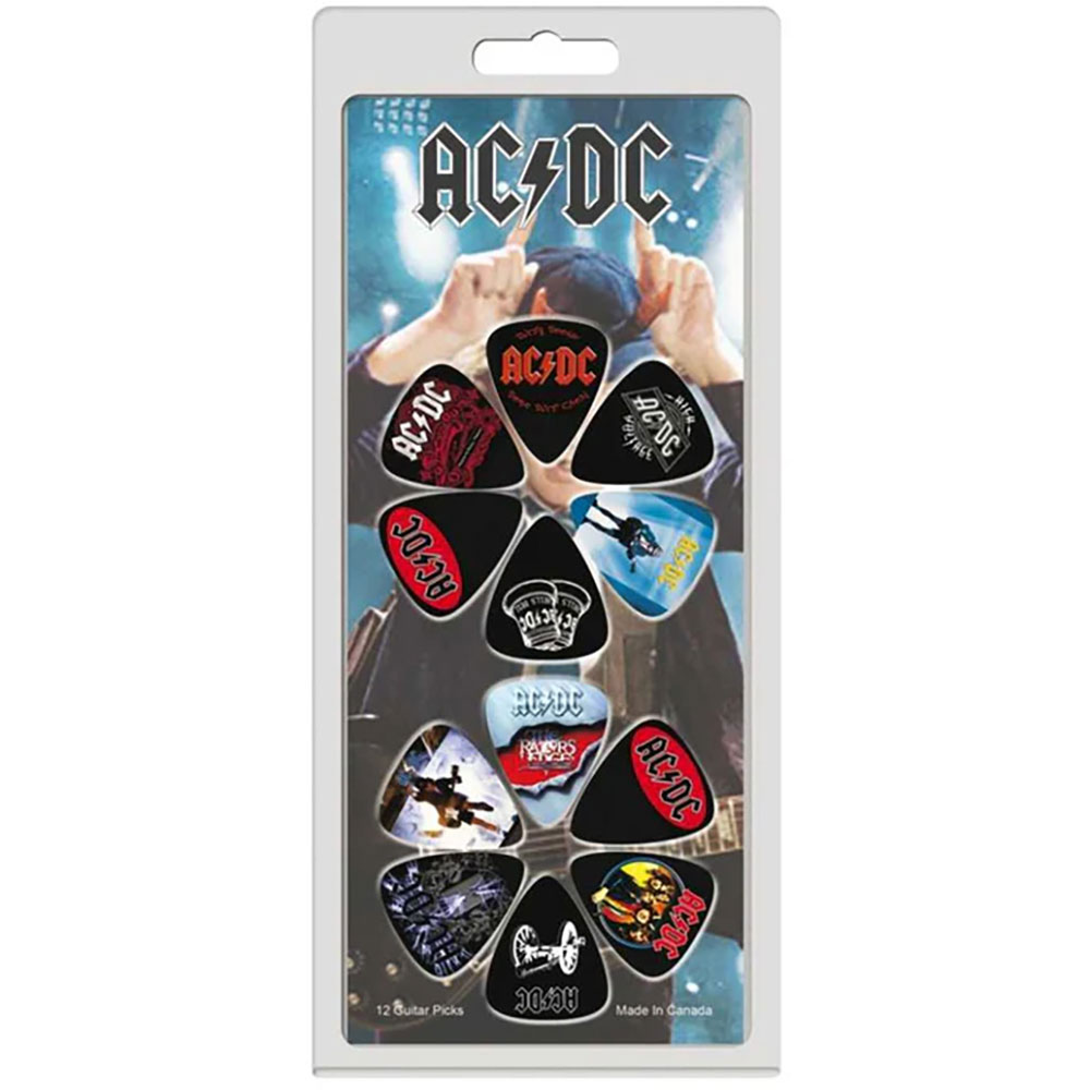 Brnkadlo AC/DC - Album Covers 12-Pack, Multicolor,Univerzálna