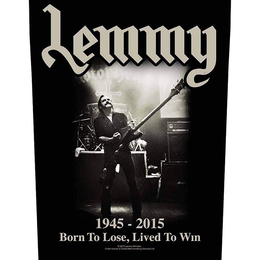 Nažehlovačka Lemmy - Lived to Win