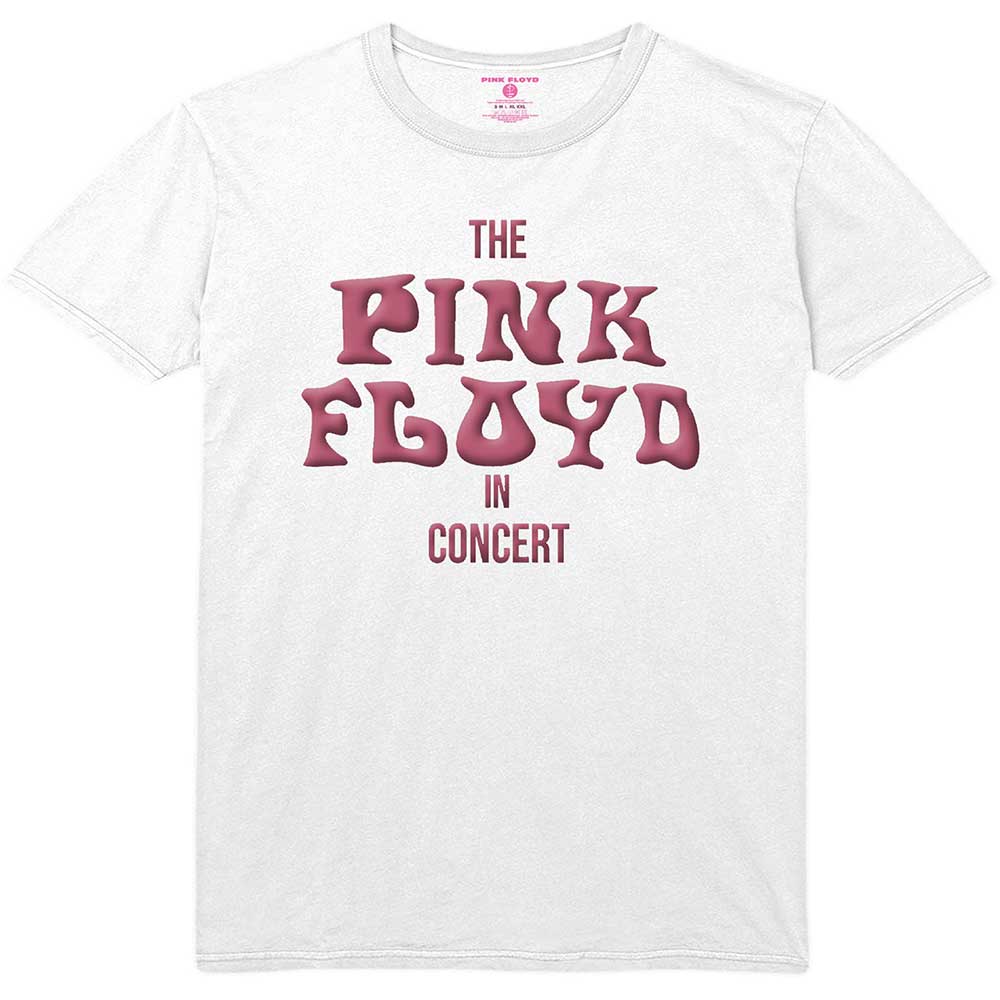 Tričko Pink Floyd - In Concert, Unisex,Biela,XXL