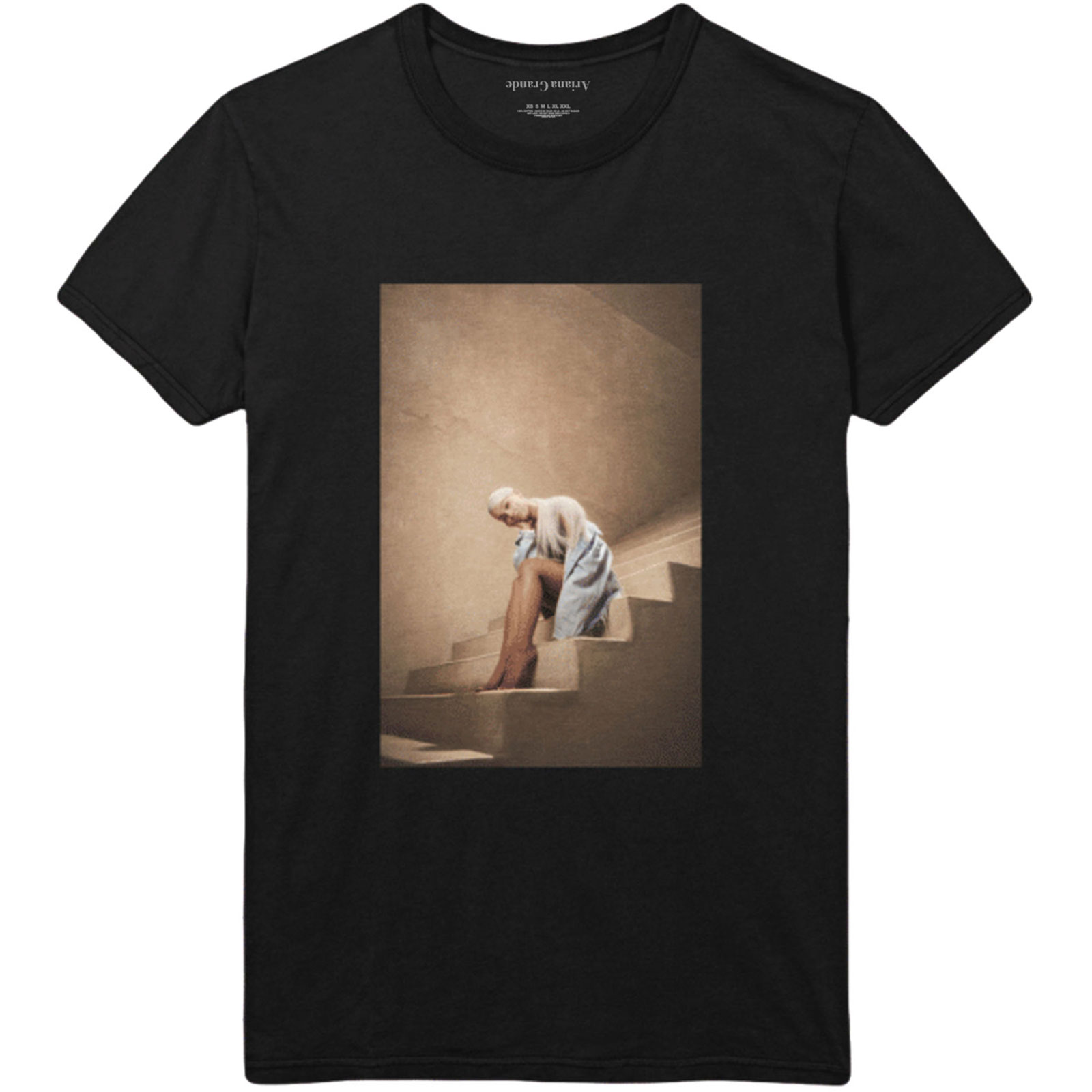 Tričko Ariana Grande - Staircase, Unisex,Čierna,M