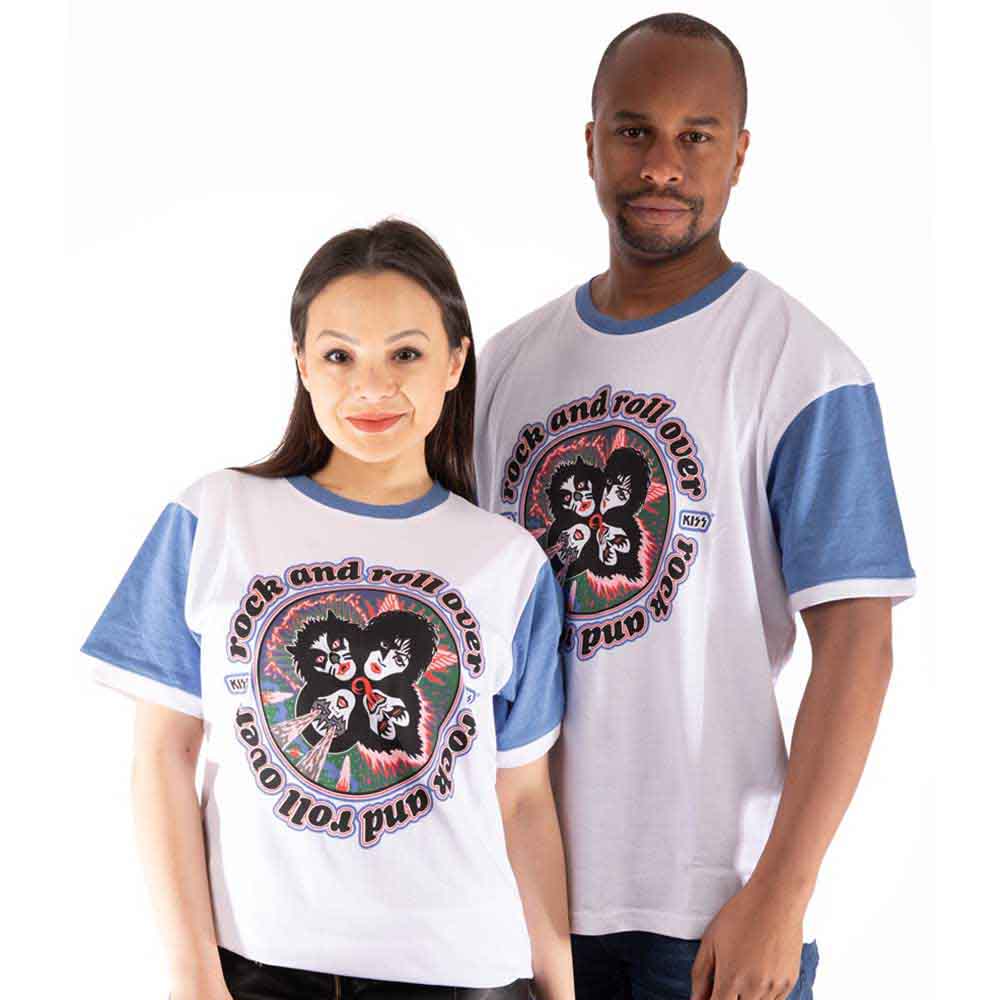 Tričko Kiss - Rock and Roll Over, Unisex,Multicolor,XXL