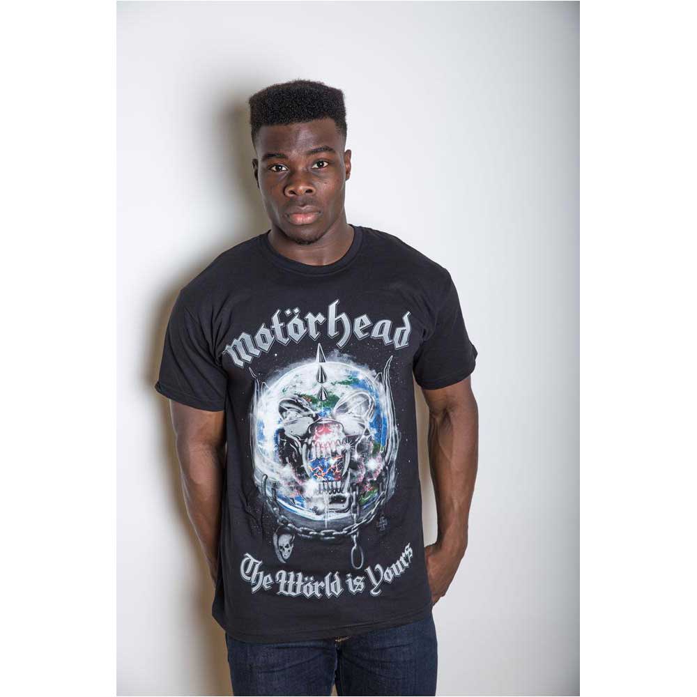 Tričko Motörhead - The World is your Album, Unisex,Čierna,L