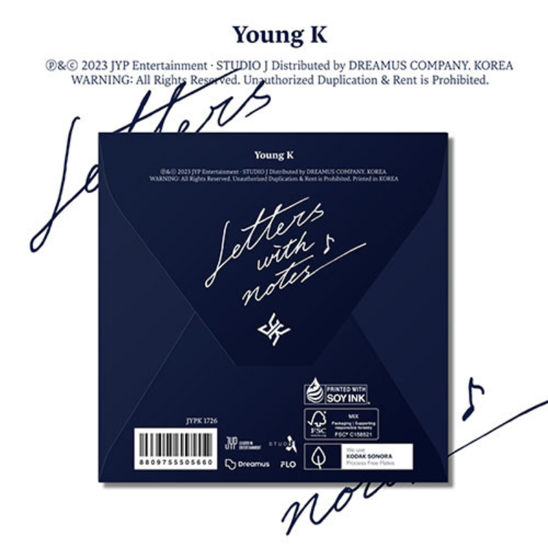 CD Young K - Letters With Notes