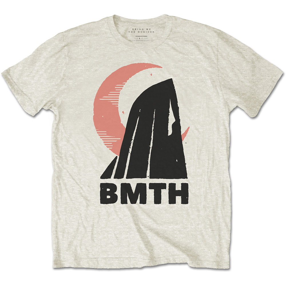 Tričko Bring me the horizon - Moon, Unisex,Natural,XXL