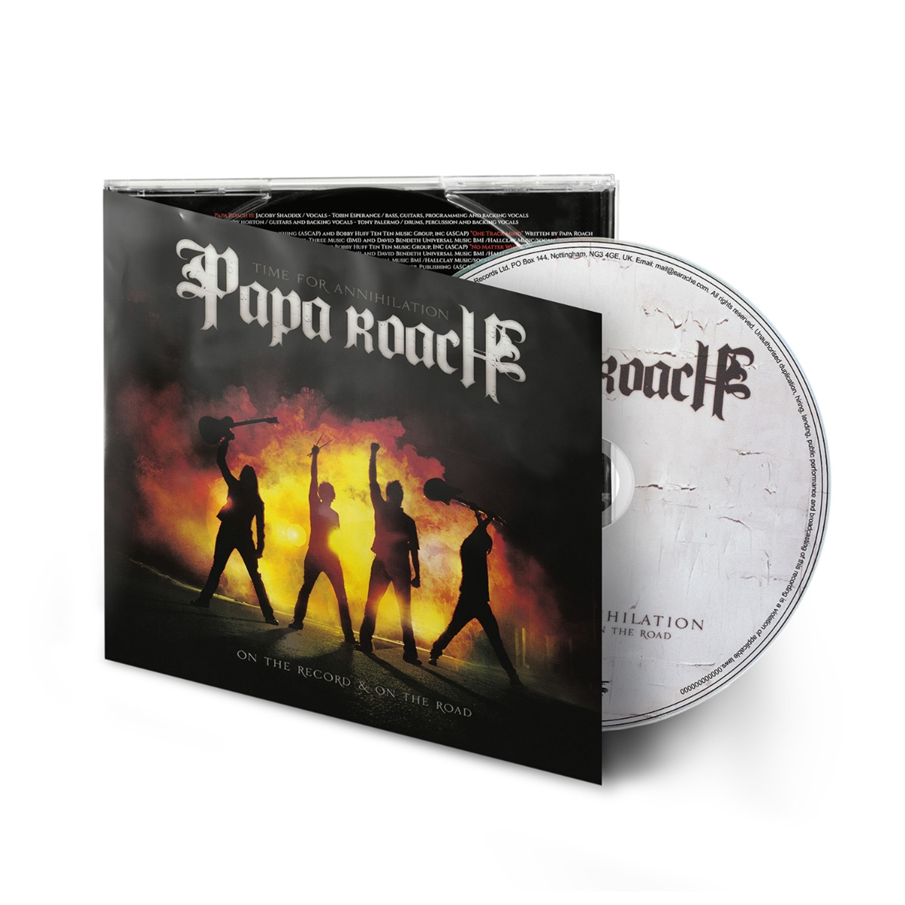 CD Papa Roach - TIME FOR ANNIHILATION: ON THE RECORD & ON THE ROAD