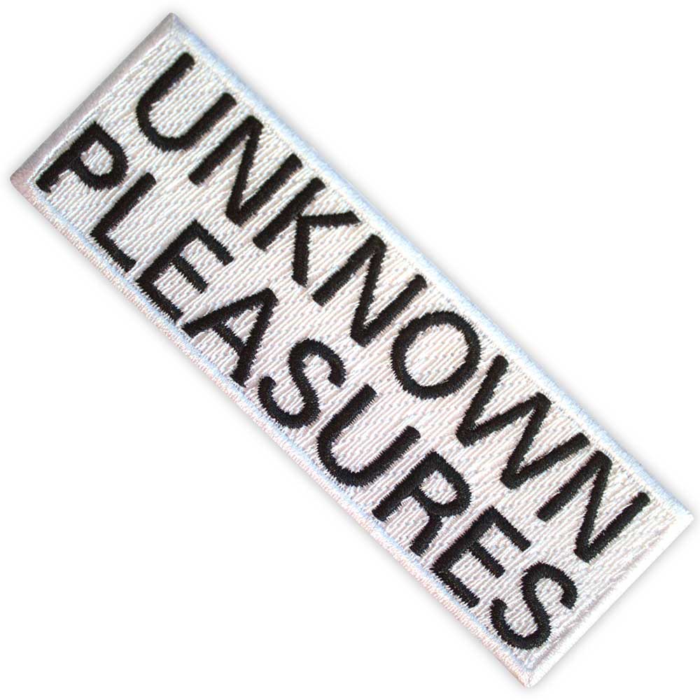 Nažehlovačka Joy Division - Unknown Pleasures Text