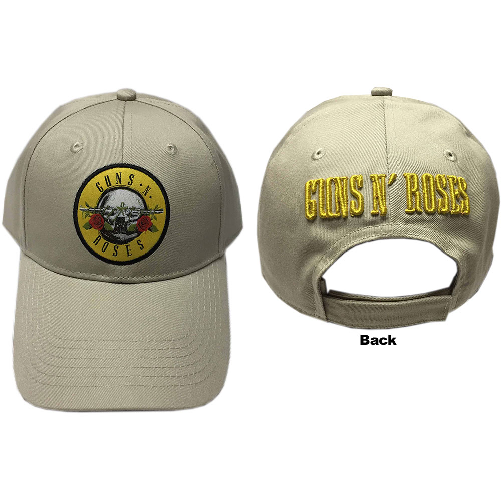 Šiltovka Guns N’ Roses - Circle Logo, Unisex,Natural,Univerzálna
