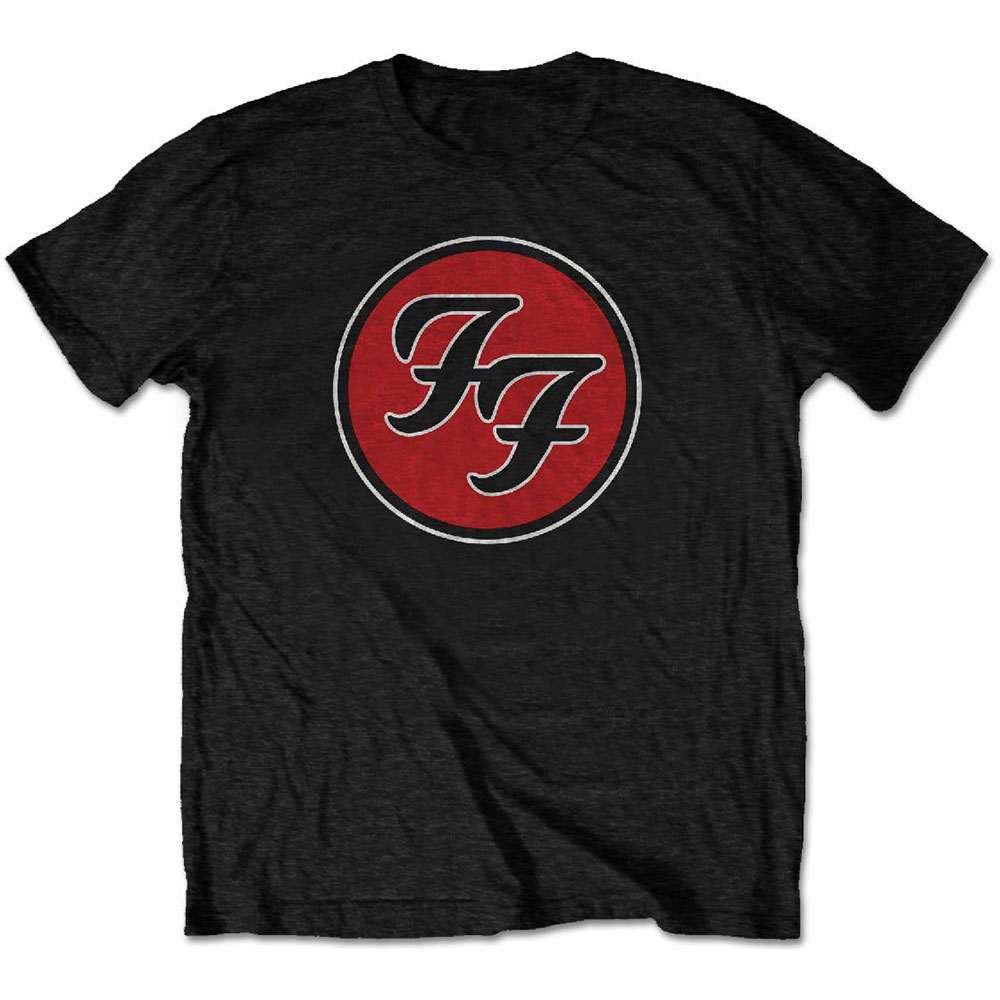 Tričko Foo Fighters - FF Logo, Unisex,Čierna,XXL