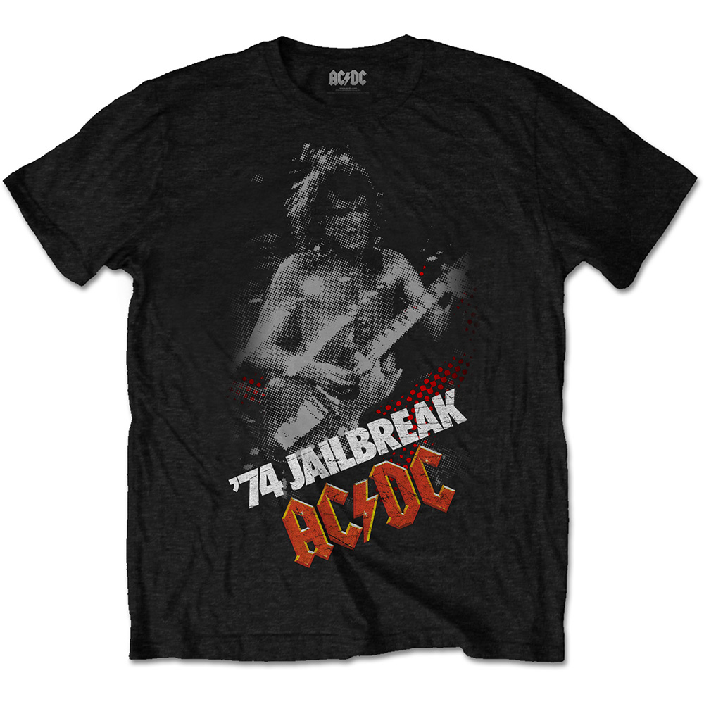 Tričko AC/DC - Jailbreak, Unisex,Čierna,XXL