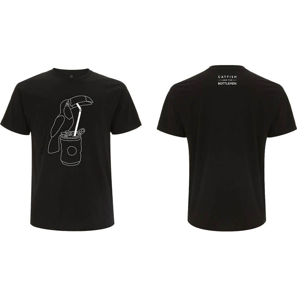 Tričko Catfish And The Bottlemen - Toucan, Unisex,Čierna,XXL