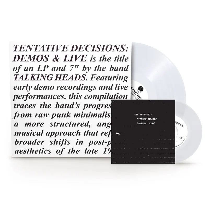 Vinyl Talking Heads - TENTATIVE DECISIONS: 1974-1976 (1LP+1SP, RSD 2025)