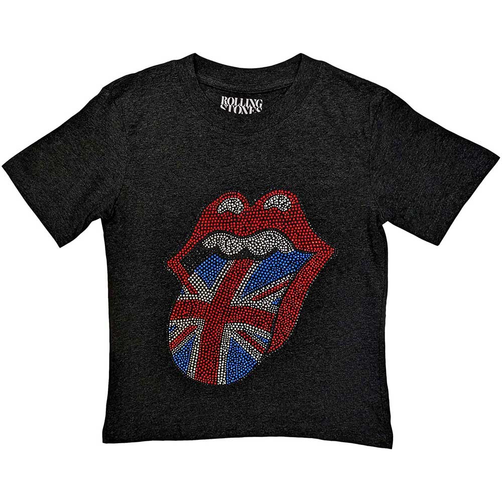 Tričko The Rolling Stones - British Tongue, Dieťa,Čierna,11 – 12 rokov