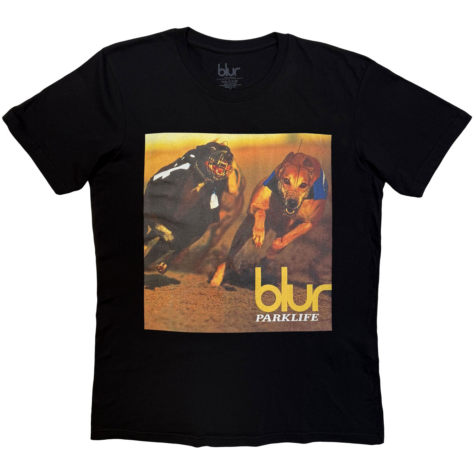 Tričko Blur - Parklife Album, Unisex,Čierna,XXL