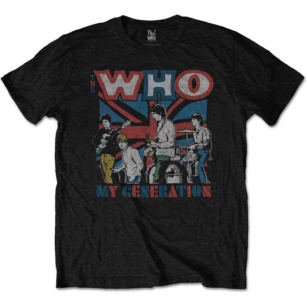 Tričko The Who - My Generation Sketch, Unisex,Čierna,XXL