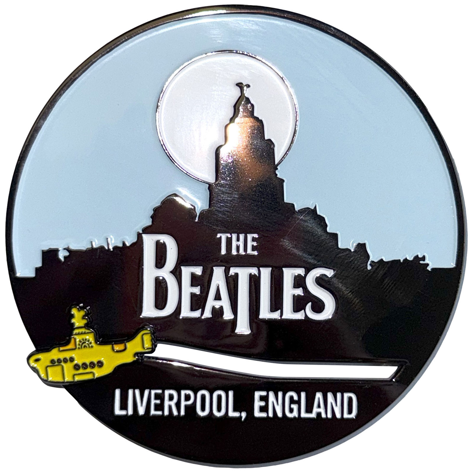 Magnetka The Beatles - Liverpool Skyline & Yellow Submarine