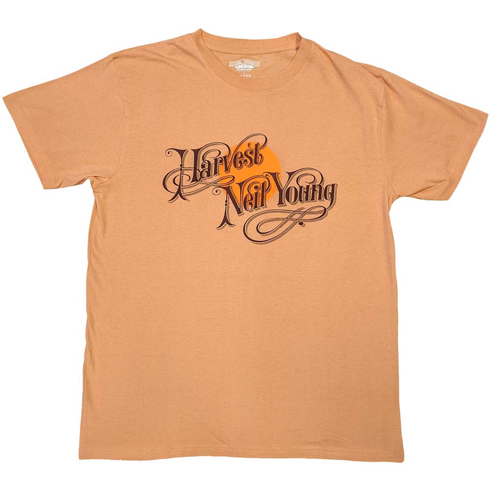 Tričko Neil Young - Harvest, Unisex,Žltá,M