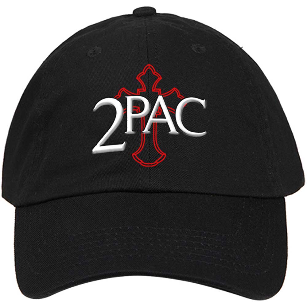 Šiltovka 2Pac - Cross Logo, Unisex,Čierna,Univerzálna