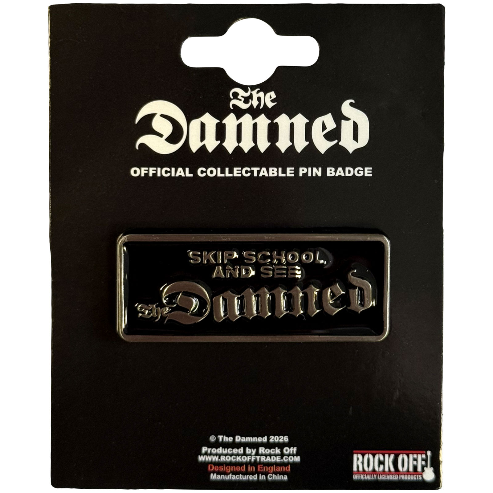 Odznak The Damned - Skip School