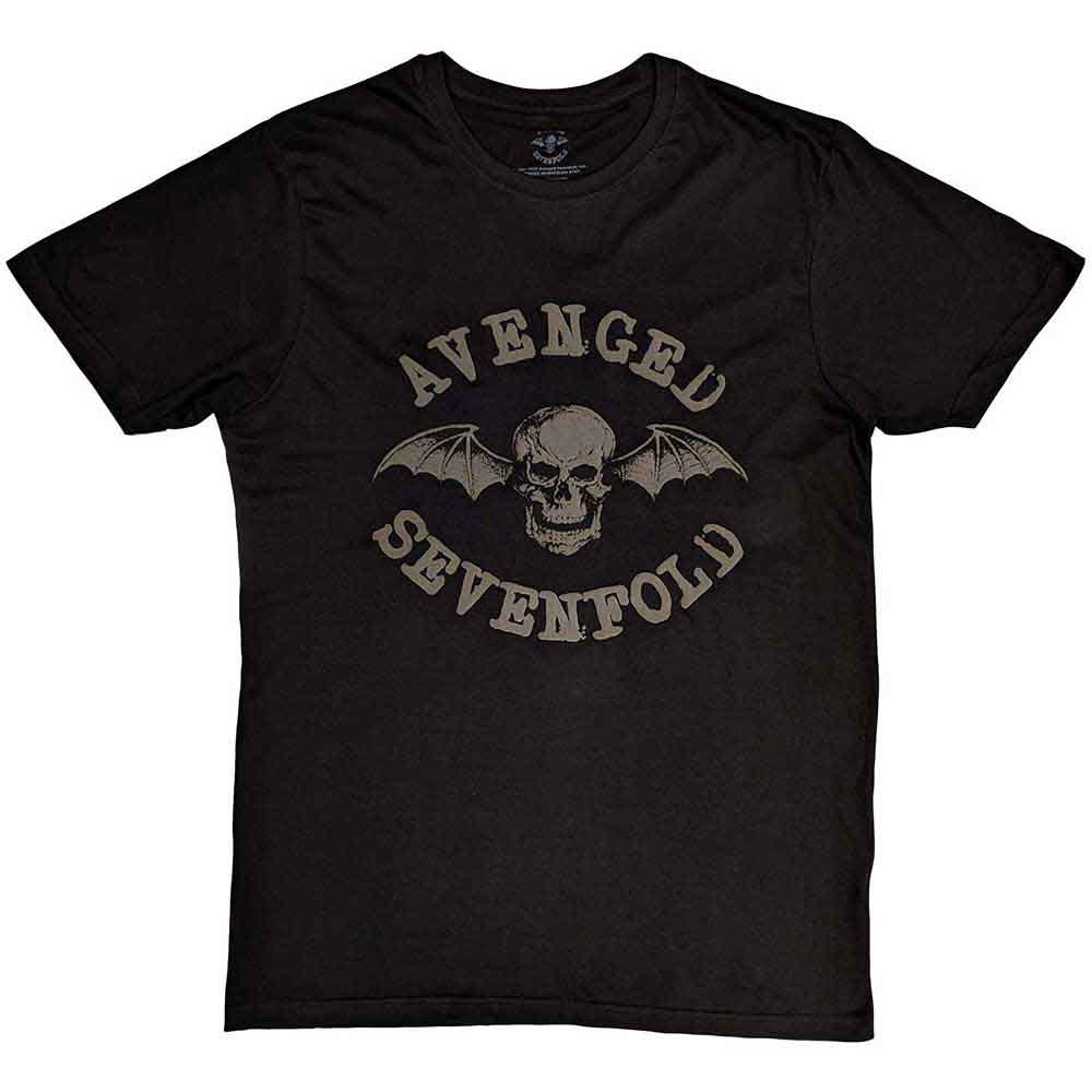 Tričko Avenged Sevenfold A7X - Classic Deathbat, Unisex,Čierna,XXL
